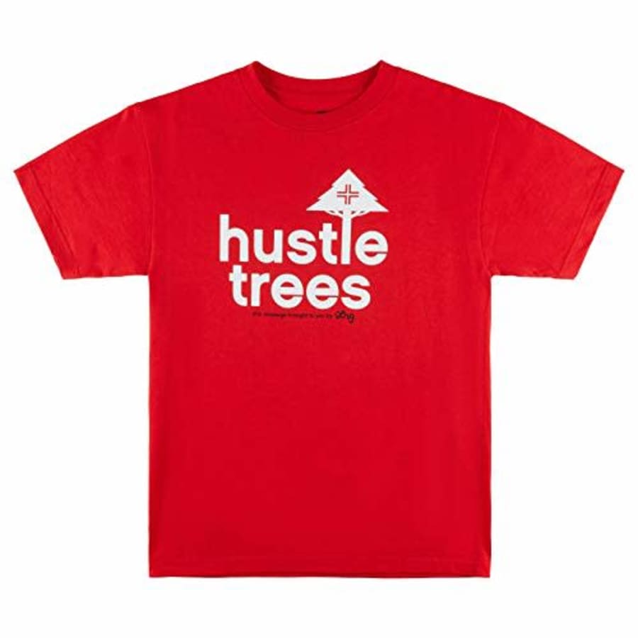 LRG Lifted Research Group Men's Hustle Trees Logo T-Shirt, Red/White, X-Large for $16 LRG Lifted Research Group Men's Hustle Trees Logo T-Shirt, Red/White, X-Large for $16