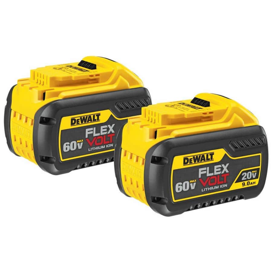 DeWalt 20V/60V Max FlexVolt 9Ah Li-ion Battery 2-Pack for $247