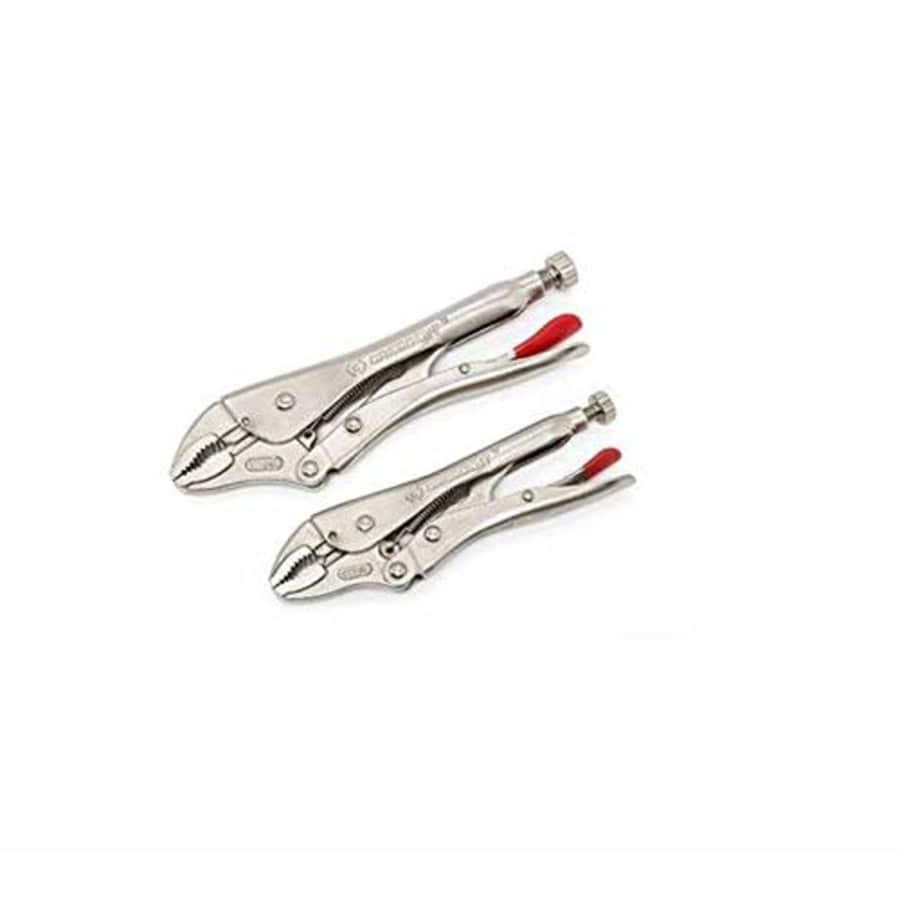 Crescent Violins Crescent 2 Pc. 7" & 10" Curved Jaw Locking Pliers with Wire Cutter - CLP2SETN for $59
