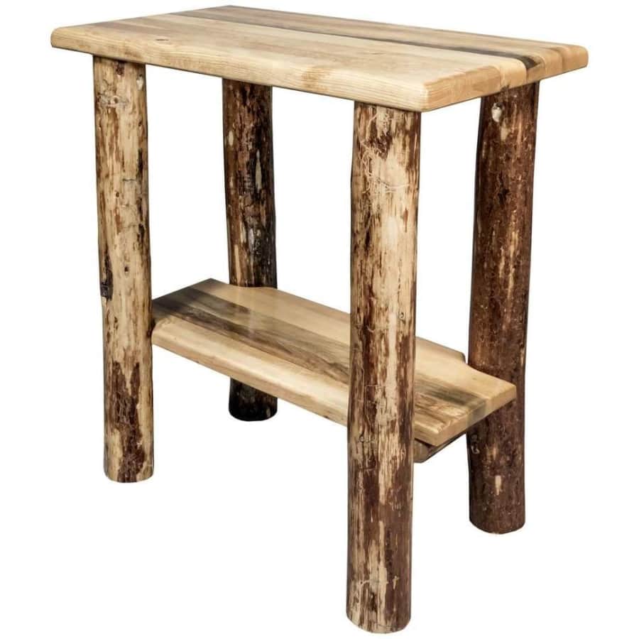 Montana Woodworks Glacier Country Collection Solid Wood Side Table for $134 Montana Woodworks Glacier Country Collection Solid Wood Side Table for $134