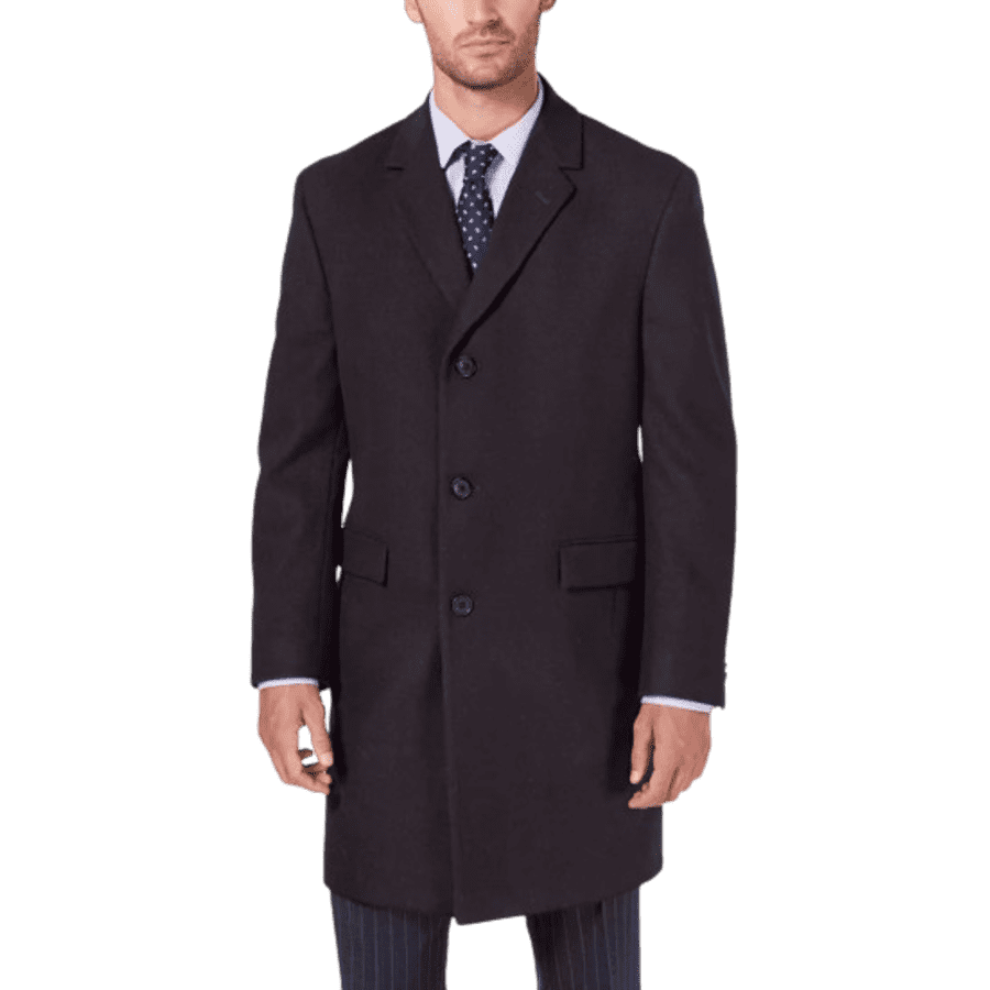 Nautica Men's Classic-Fit Batten Overcoat for $94 Nautica Men's Classic-Fit Batten Overcoat for $94