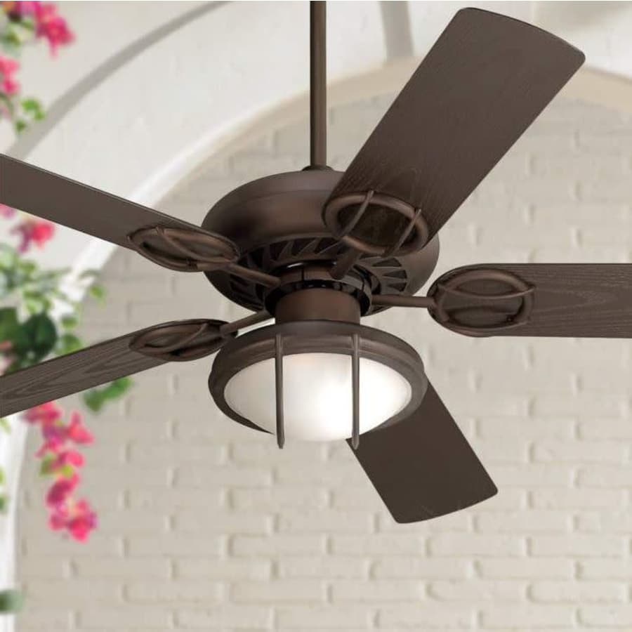 Casa Vieja 52" Orb LED Pull Chain Ceiling Fan for $160