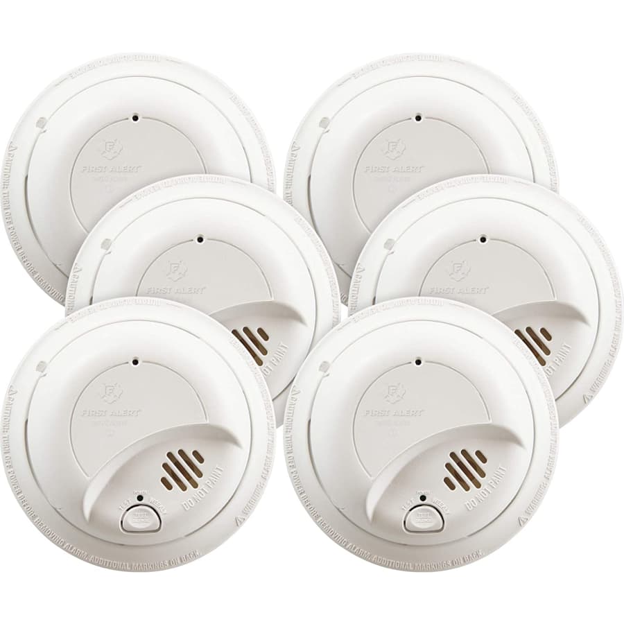 First Alert 9120B Smoke Detector 6-Pack for $46