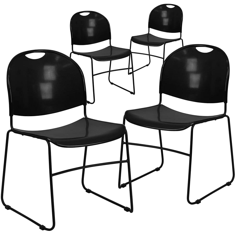 Flash Furniture Hercules Stacking Chairs 4-Pack for $163