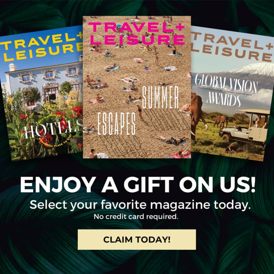 12 Issues of Travel+Leisure Magazine at bPerx: Claim your gift today, no credit card required 12 Issues of Travel+Leisure Magazine at bPerx: Claim your gift today, no credit card required