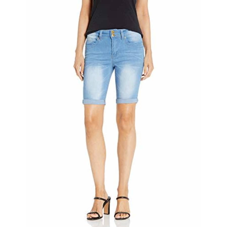 V.I.P. JEANS Women's Super Jeans Shorts Acid Washed, Cute Blue, 15 for $25 V.I.P. JEANS Women's Super Jeans Shorts Acid Washed, Cute Blue, 15 for $25