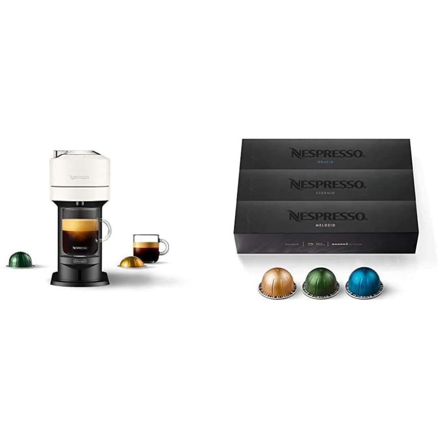 Nespresso Vertuo Next Coffee and Espresso Machine w/ Coffee for $163