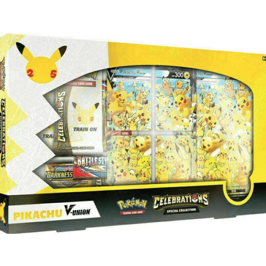 Pokemon TCG: Celebrations Special Collection Pikachu V-Union for $24 Pokemon TCG: Celebrations Special Collection Pikachu V-Union for $24