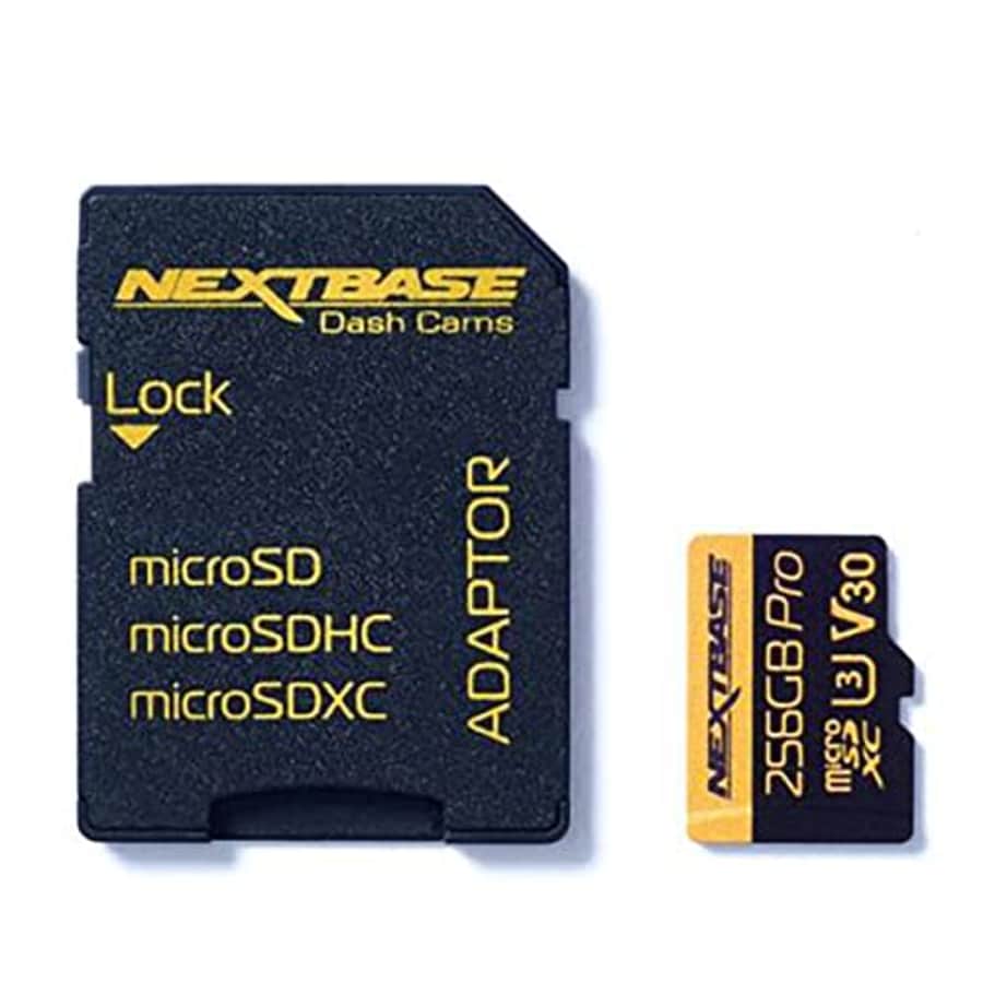 Nextbase 256GB U3 Micro SD Memory Card - with Adapter - Compatible with Nextbase in-Car Dash Cams for $75 Nextbase 256GB U3 Micro SD Memory Card - with Adapter - Compatible with Nextbase in-Car Dash Cams for $75
