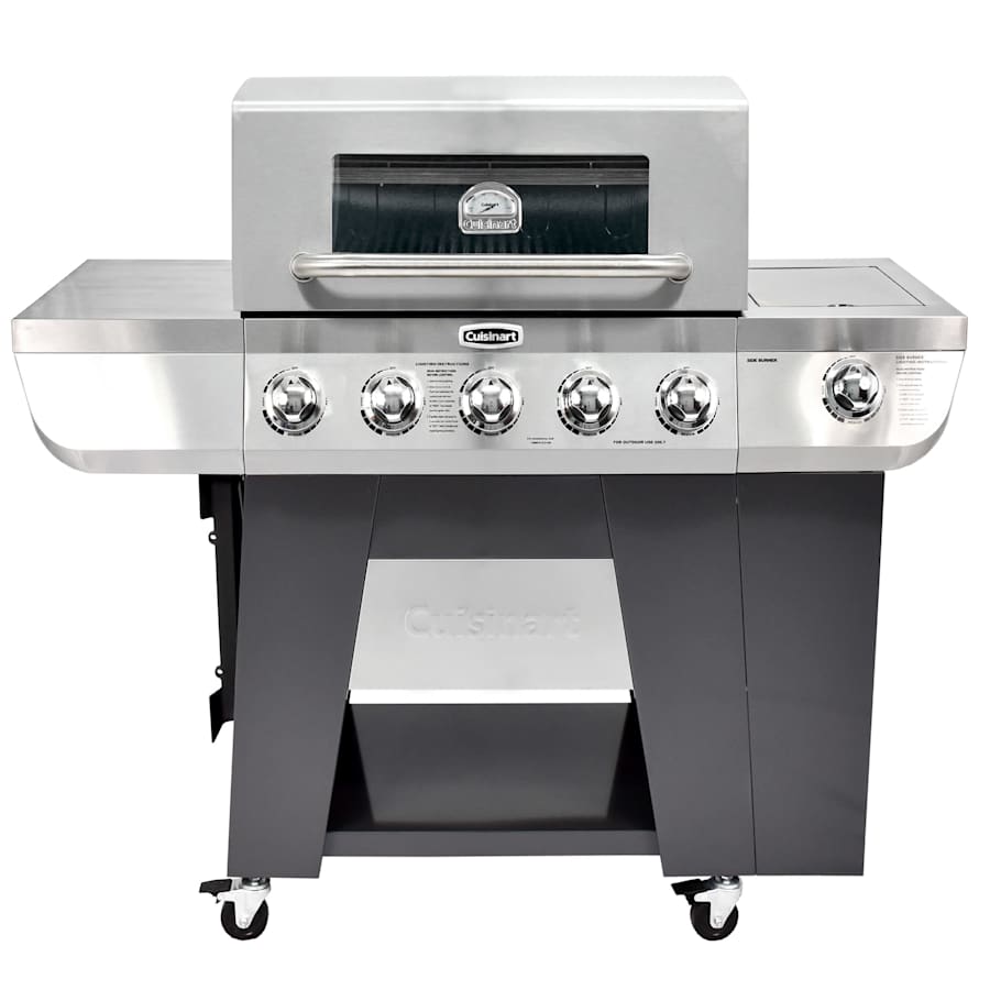 Cuisinart 3-in-1 5-Burner Stainless Steel Propane Gas Grill for $347 Cuisinart 3-in-1 5-Burner Stainless Steel Propane Gas Grill for $347