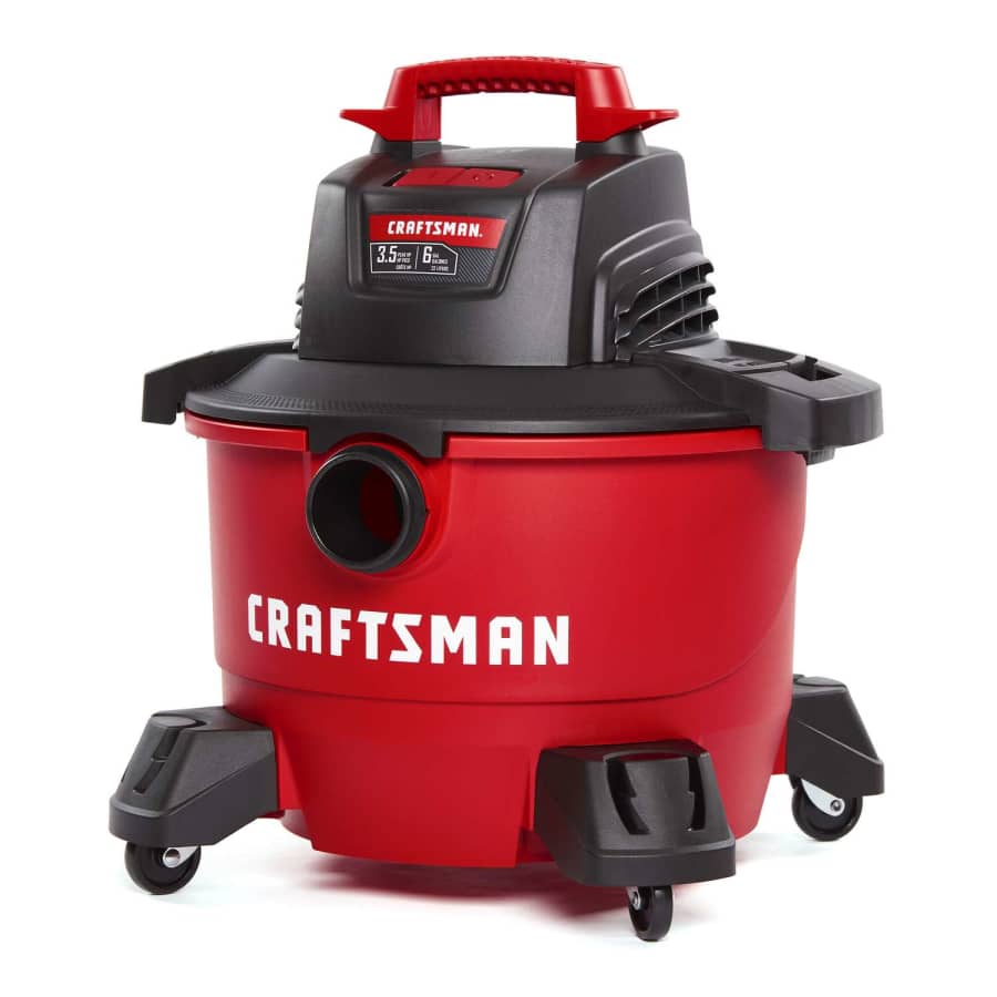Craftsman 6-Gallon Corded Wet/Dry Vacuum for $30 Craftsman 6-Gallon Corded Wet/Dry Vacuum for $30
