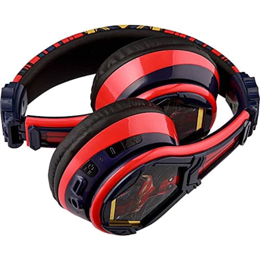 eKids Spiderman 3 Kids Bluetooth Headphones, Wireless Headphones with Microphone Includes Aux Cord, for $30 eKids Spiderman 3 Kids Bluetooth Headphones, Wireless Headphones with Microphone Includes Aux Cord, for $30