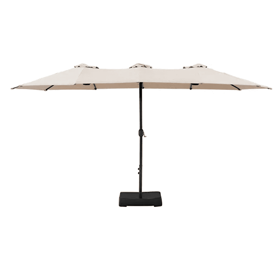 Sunjoy Triple Canopy Umbrella w/ Base for $132 Sunjoy Triple Canopy Umbrella w/ Base for $132