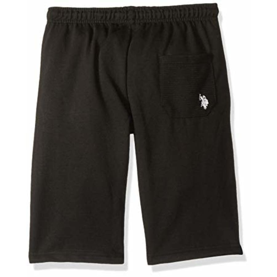 U.S. Polo Assn. Boys' Big French Terry Pull-On Short, Black, 10/12 for $20 U.S. Polo Assn. Boys' Big French Terry Pull-On Short, Black, 10/12 for $20