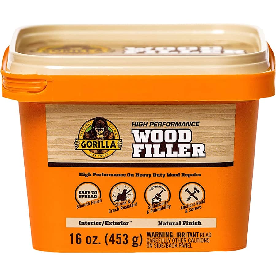 Gorilla All Purpose Wood Filler 16-oz. Tub for $10