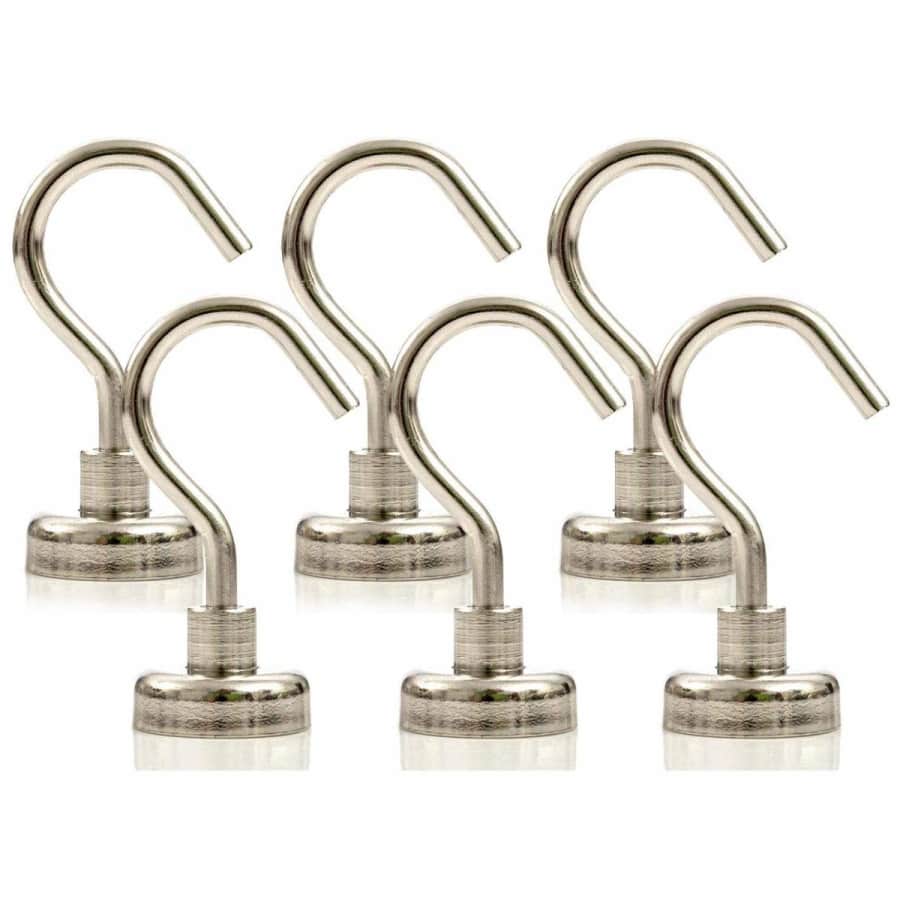 Strongman 50-lb. Neodymium Magnetic Hook 6-Pack for $11