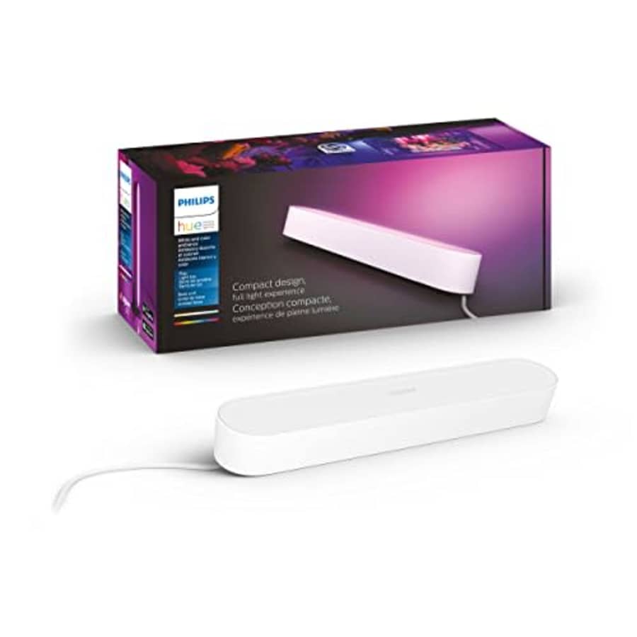 Philips Hue Play White & Color Smart Light, Single Base Kit, Hub Required/Power Supply Included for $87