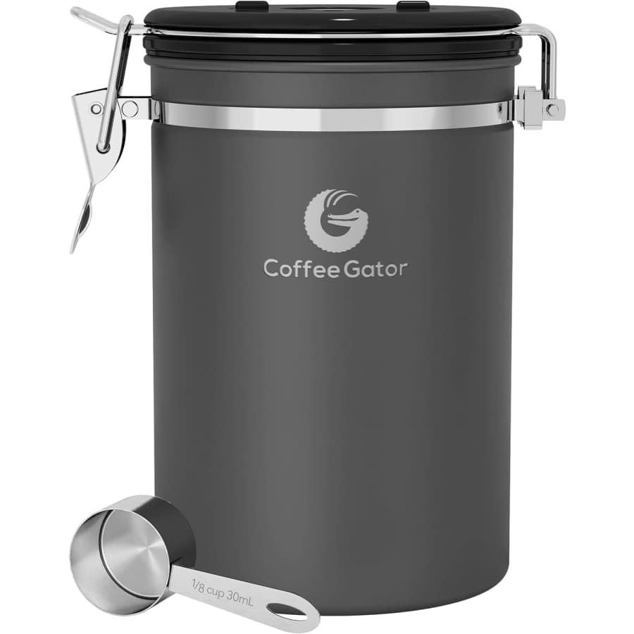 Coffee Gator 22-oz. Stainless Steel Canister for $15