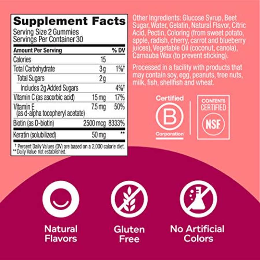 OLLY Undeniable Beauty Gummy, For Hair, Skin, Nails, Biotin, Vitamin C, Keratin, Chewable for $25 OLLY Undeniable Beauty Gummy, For Hair, Skin, Nails, Biotin, Vitamin C, Keratin, Chewable for $25