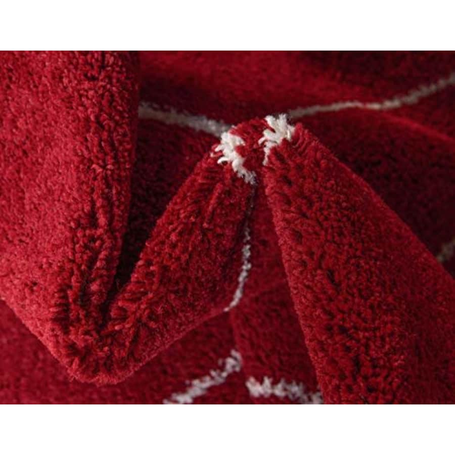 Unique Loom Trellis Frieze Collection Lattice Moroccan Geometric Modern Red Area Rug (2' 0 x 3' 0) for $15