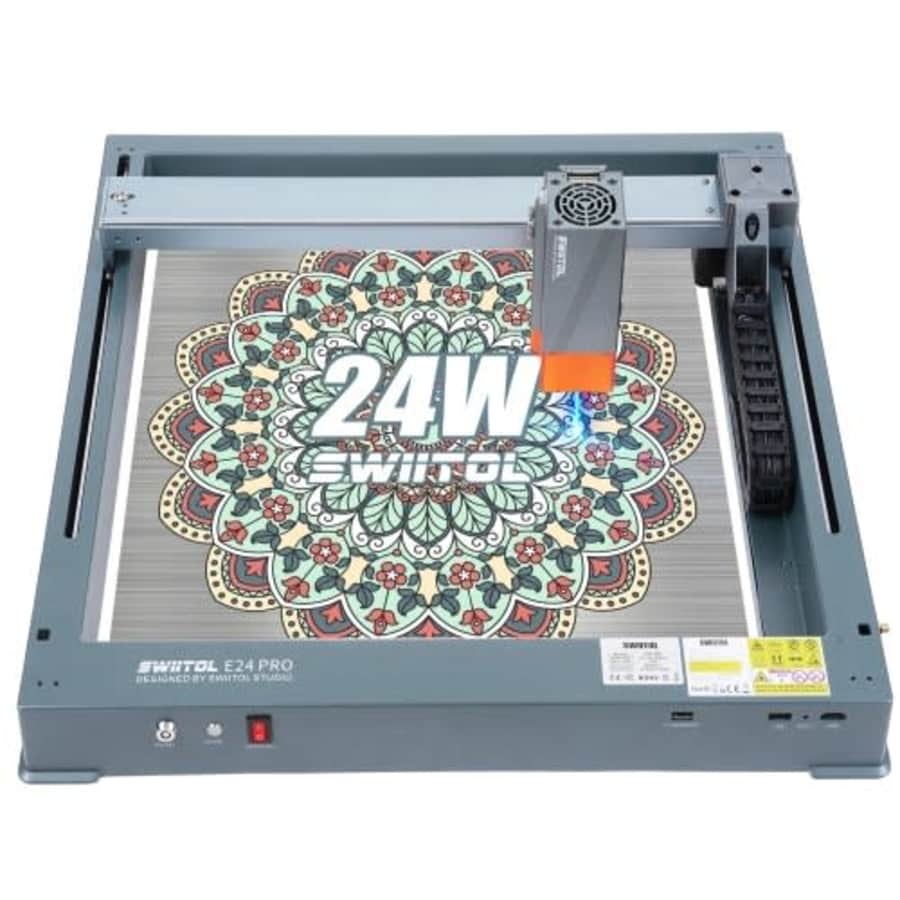Swiitol E24 Pro 24W Laser Engraver for $345 Swiitol E24 Pro 24W Laser Engraver for $345