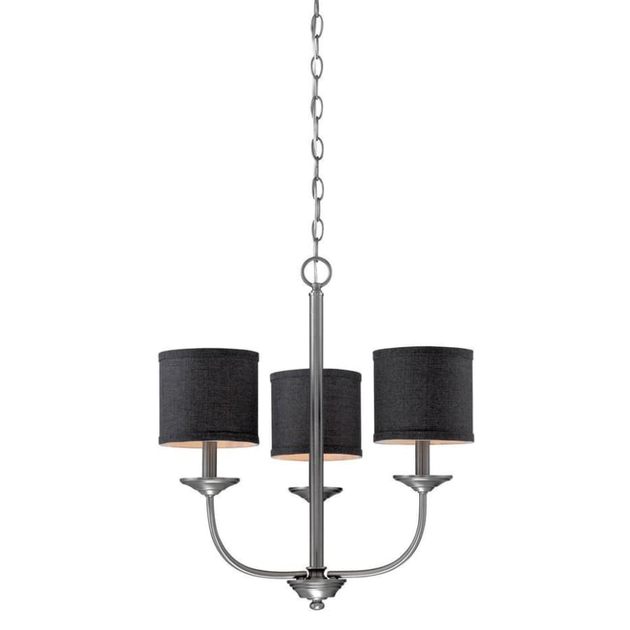 Millennium Lighting 21" 3-Light Brushed Pewter Chandelier for $49 Millennium Lighting 21" 3-Light Brushed Pewter Chandelier for $49