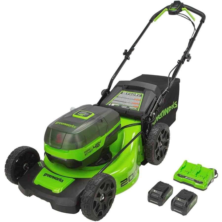 Greenworks 20" 2 x 24V Battery-Powered Push Mower for $365