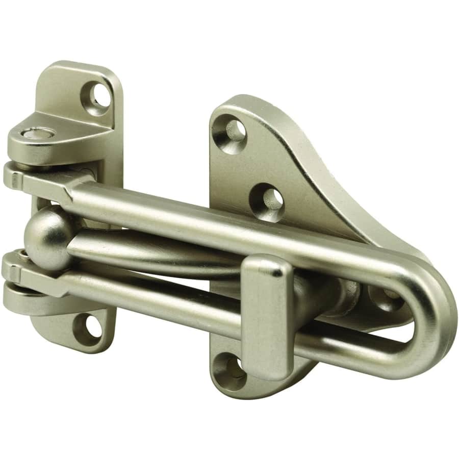 Defender Security Swing Bar Door Guard w/ Auxiliary Lock for $20 Defender Security Swing Bar Door Guard w/ Auxiliary Lock for $20