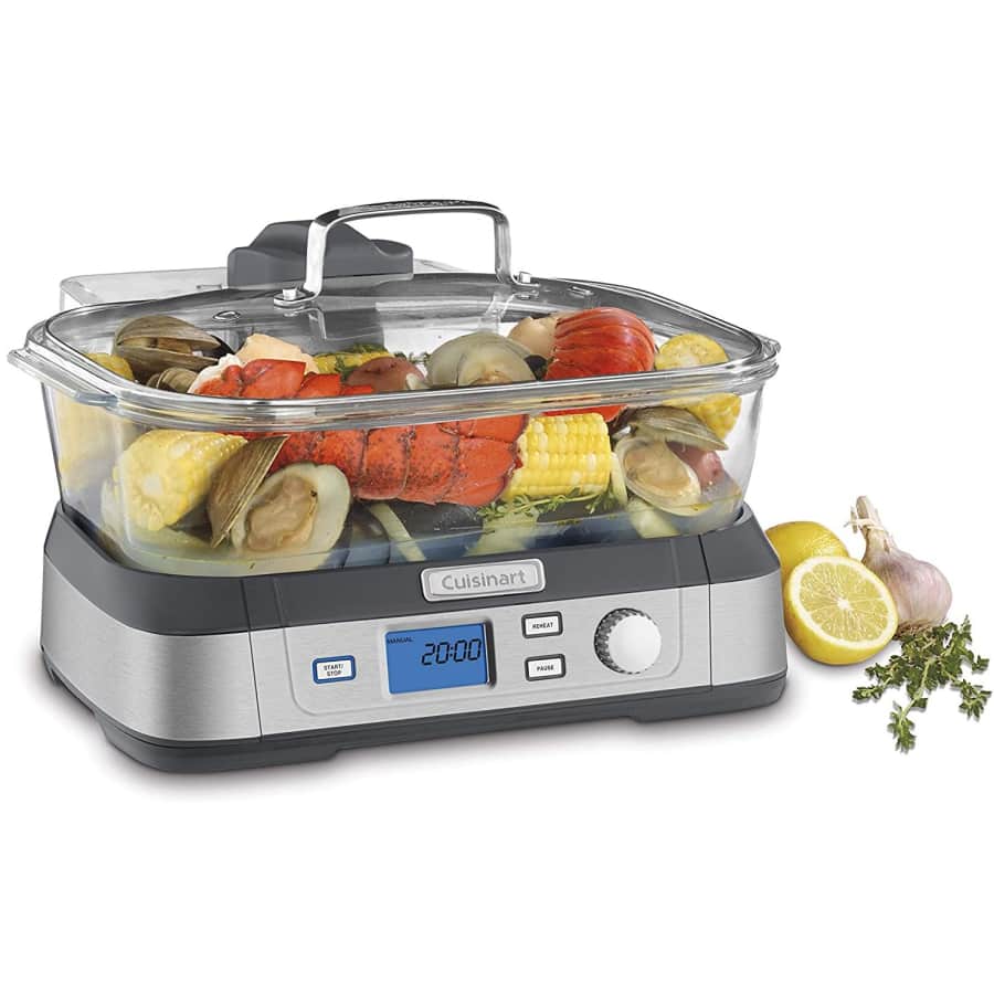 Cuisinart CookFresh 5.3-Quart Digital Glass Food Steamer for $120 Cuisinart CookFresh 5.3-Quart Digital Glass Food Steamer for $120