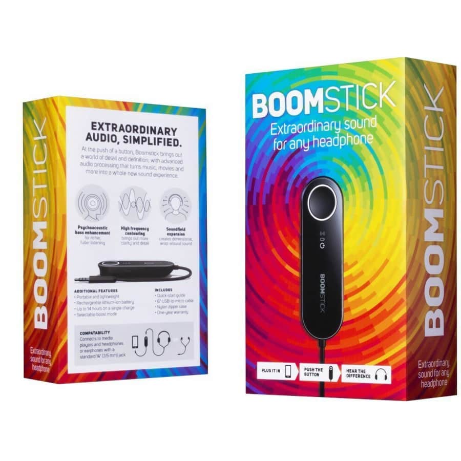 BoomStick Portable Audio Enhancer for $10