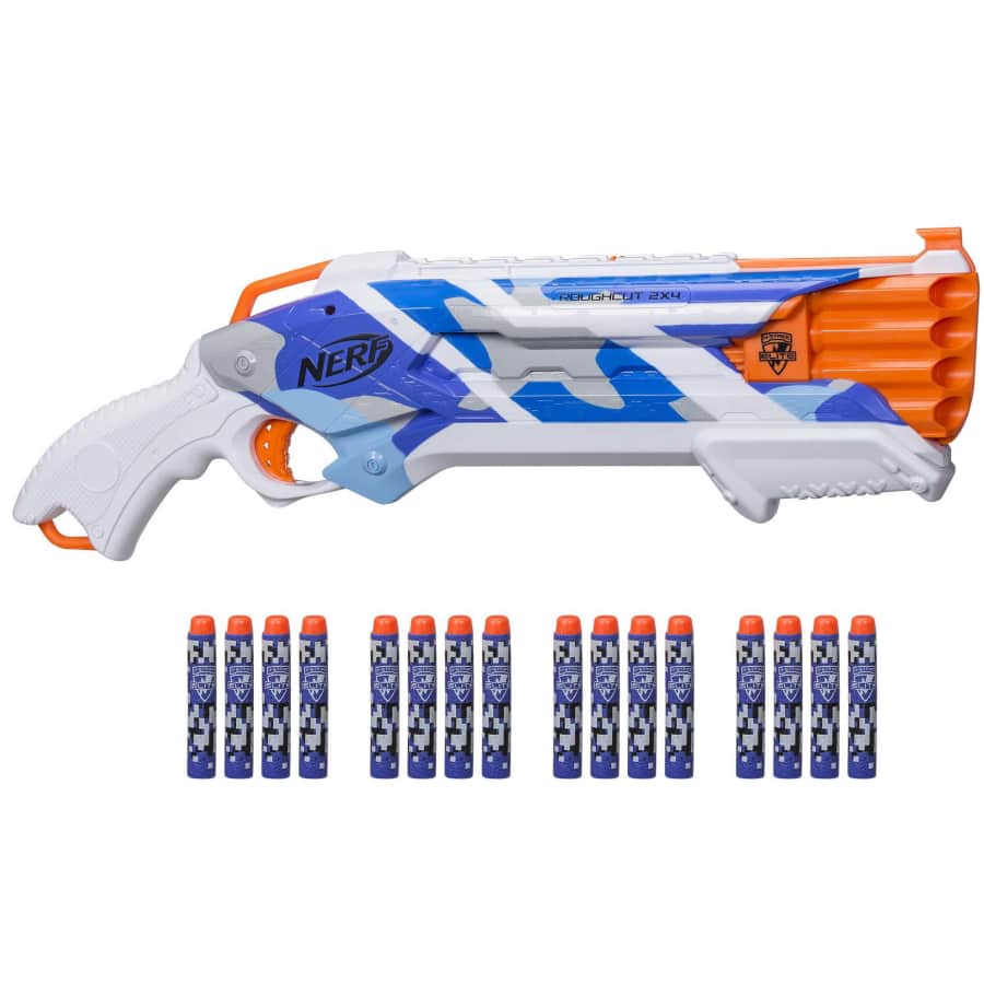 Nerf N-Strike Elite BattleCamo Series Rough Cut 2x4 Dart Blaster for $32