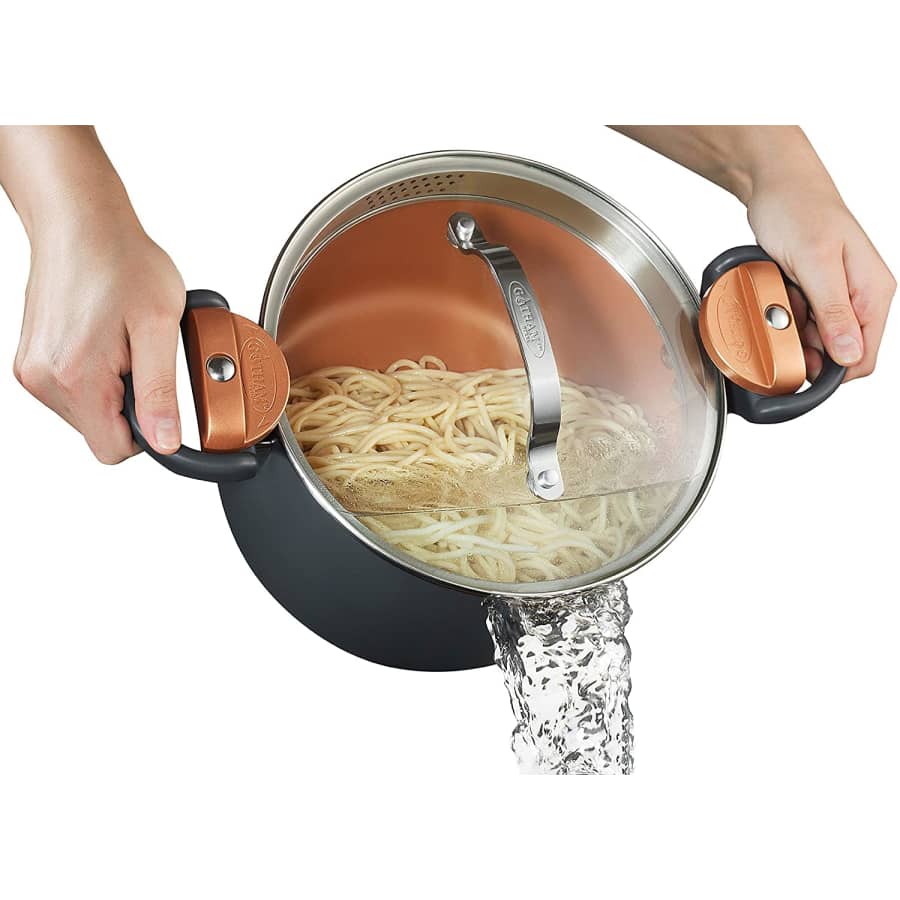 Gotham Steel 5-Quart Non-Stick Pasta Pot for $29 Gotham Steel 5-Quart Non-Stick Pasta Pot for $29