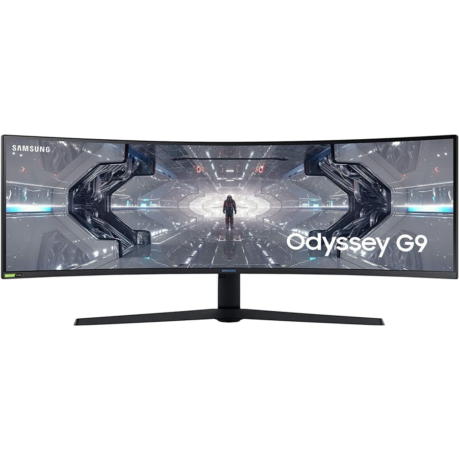 Samsung Odyssey G9 49" Ultrawide Dual QHD Curved QLED Gaming Monitor for $850 Samsung Odyssey G9 49" Ultrawide Dual QHD Curved QLED Gaming Monitor for $850