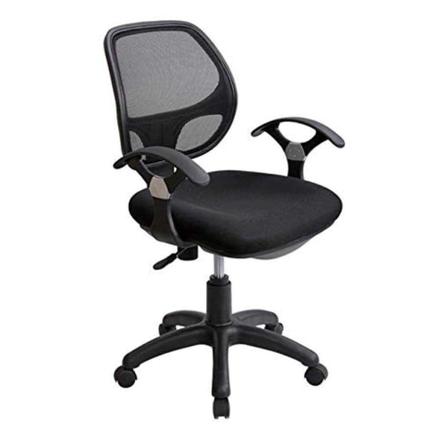 Techni Mobili Midback Mesh Task Office Chair. Black for $54