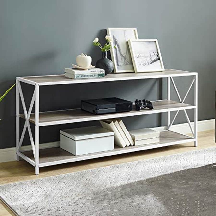 Walker Edison Furniture Company 2 Shelf Industrial Wood Metal Bookcase Bookshelf Office Storage, 60 for $176 Walker Edison Furniture Company 2 Shelf Industrial Wood Metal Bookcase Bookshelf Office Storage, 60 for $176