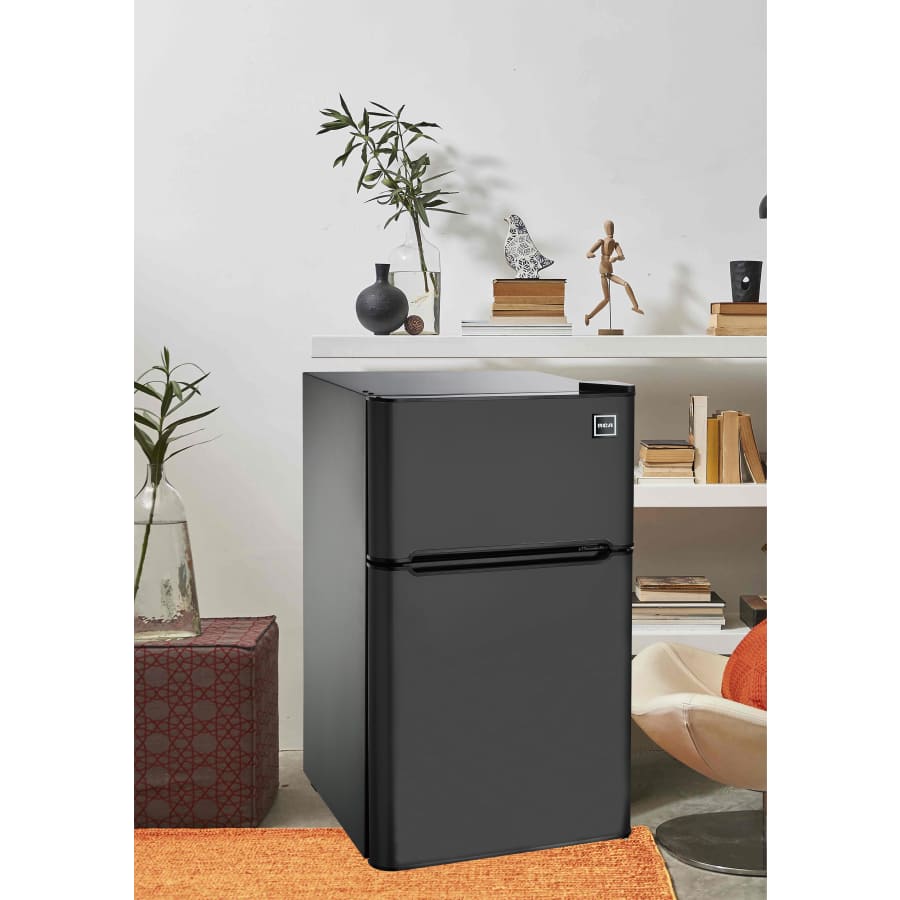 RCA 3.2 Cu Ft Two Door Mini Fridge for $139