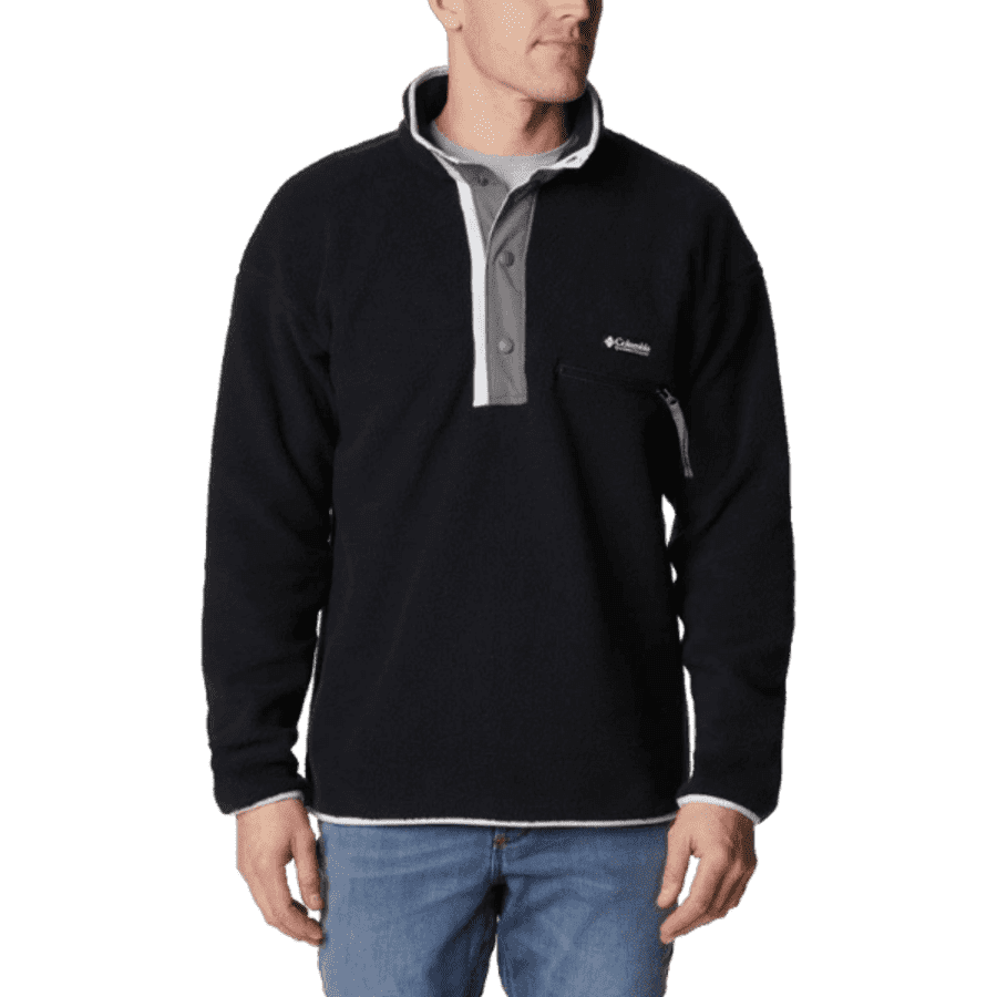 Columbia Men's Helvetia Half-Snap Fleece Pullover for $25 Columbia Men's Helvetia Half-Snap Fleece Pullover for $25