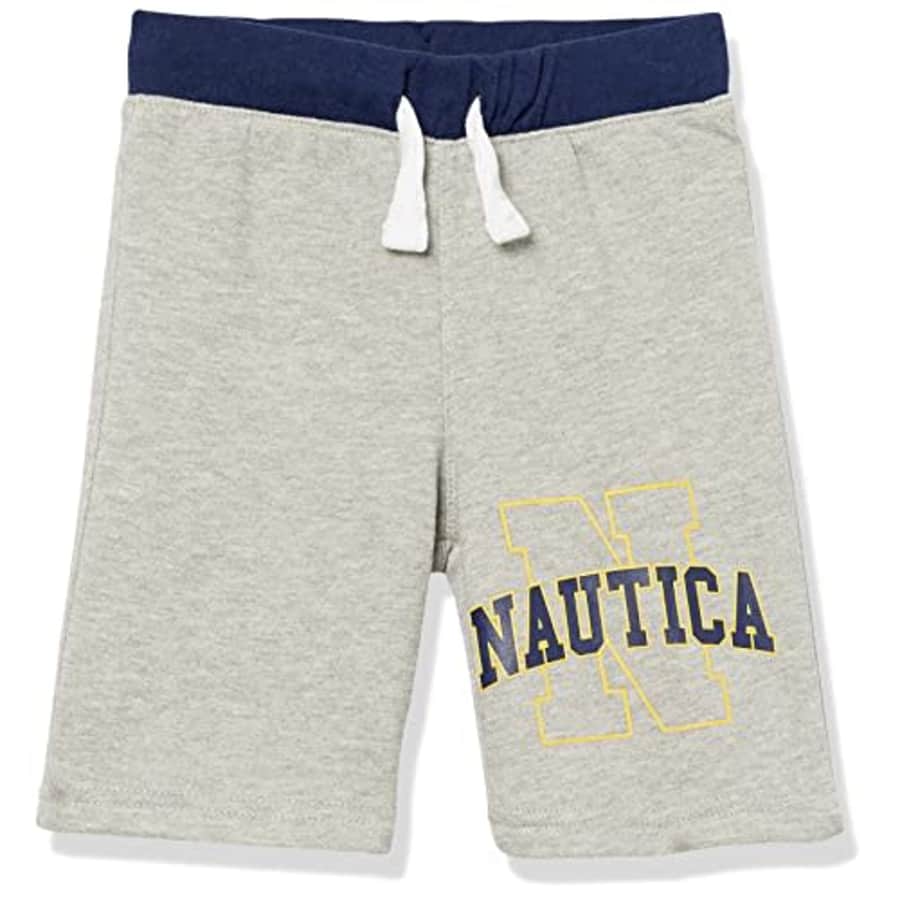 Nautica Boys' Little Solid Pull-On Short, Grey Heather Knit, 4 for $12 Nautica Boys' Little Solid Pull-On Short, Grey Heather Knit, 4 for $12