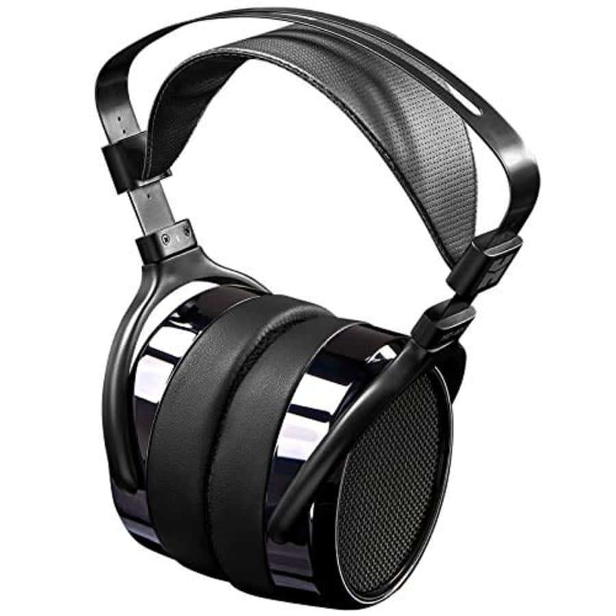 HiFiMan HE400i Special Edition over ear planar magnetic headphones in Dark Blue Chrome for $224