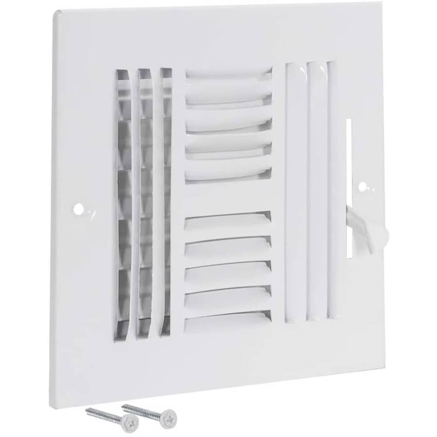 EZ-FLO Four-Way Sidewall/Ceiling Register for $3