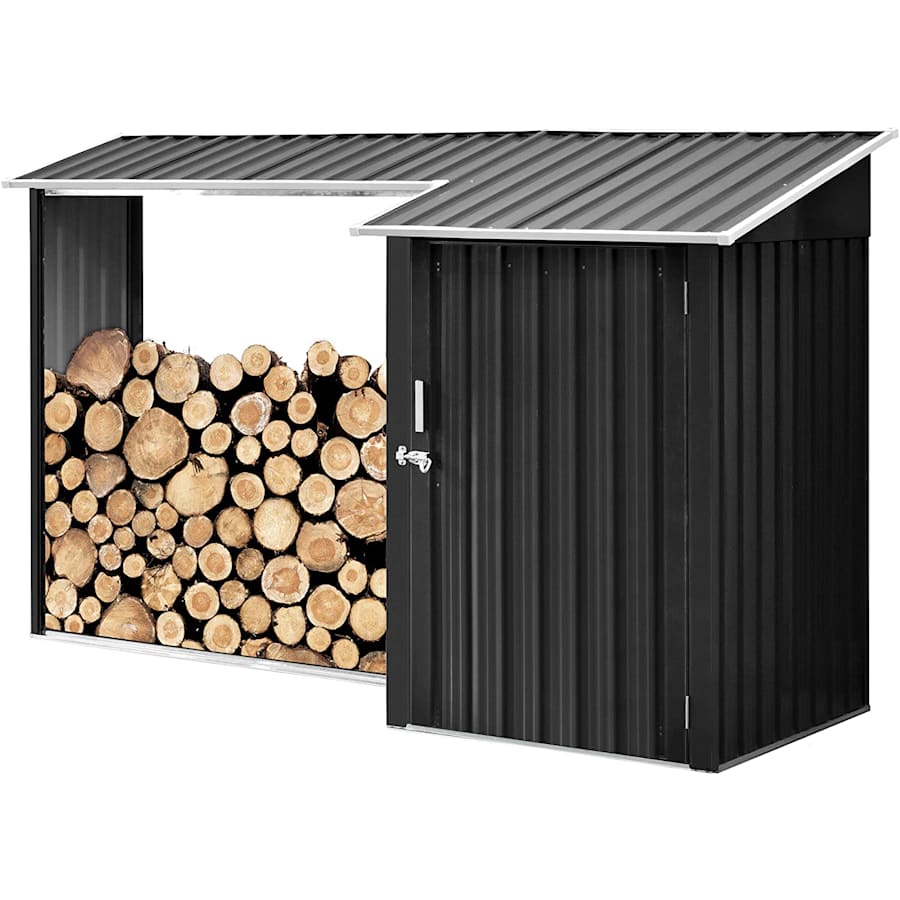 Hanover Shed with Firewood Storage for $331 Hanover Shed with Firewood Storage for $331