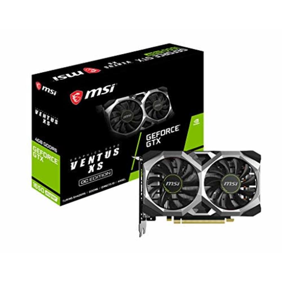 MSI GeForce GTX 1650 Super Ventus XS OC Gaming GeForce GTX 1650 Super 128-Bit HDMI/DP/DVI 4GB GDRR6 for $427