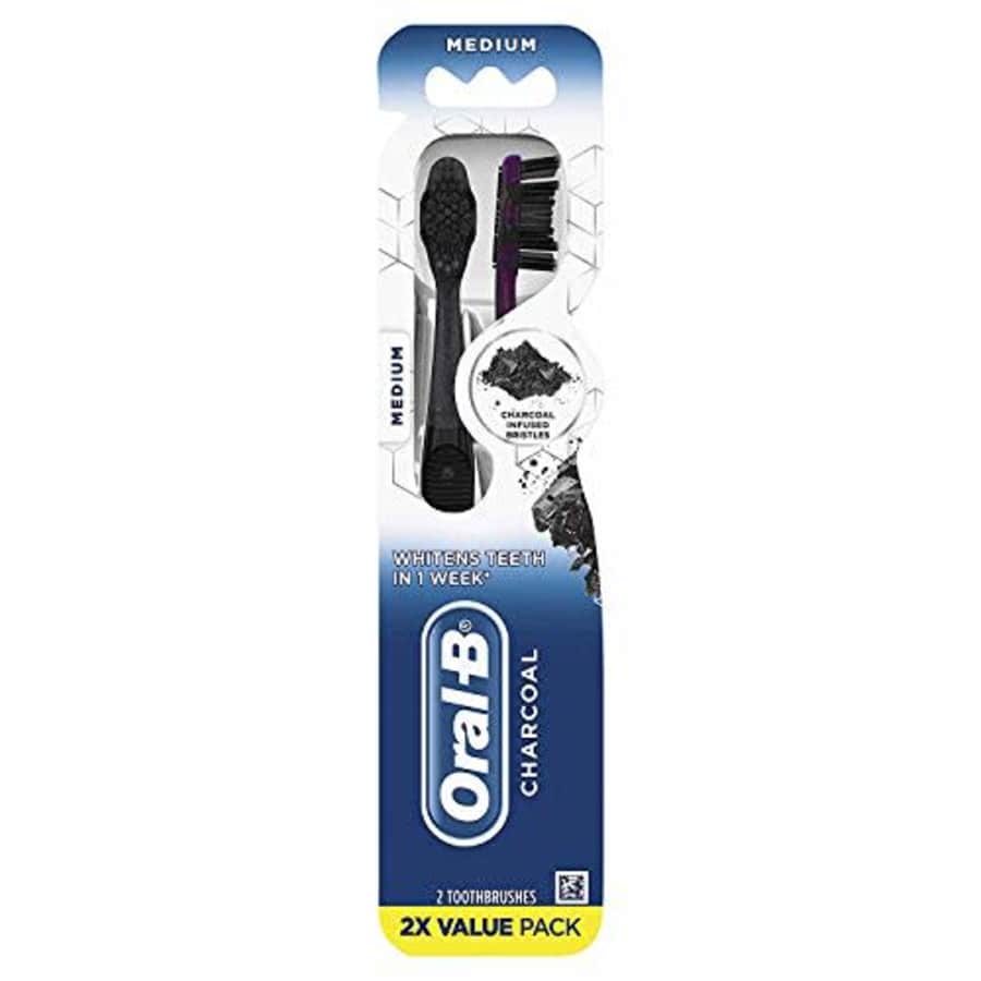 Oral-B Charcoal Toothbrush 2-Pack for $7 Oral-B Charcoal Toothbrush 2-Pack for $7