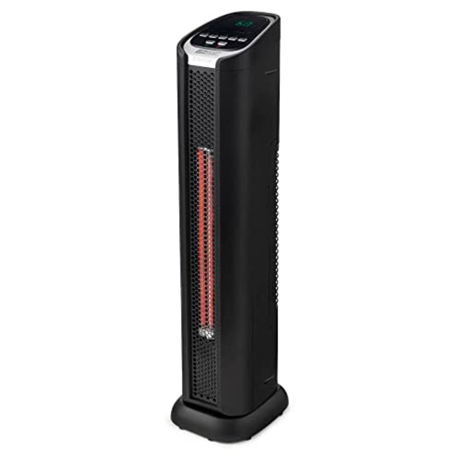 Lifesmart 24-inch Infrared PTC Tower Heater with Oscillation and Remote Control, Electric Portable for $99