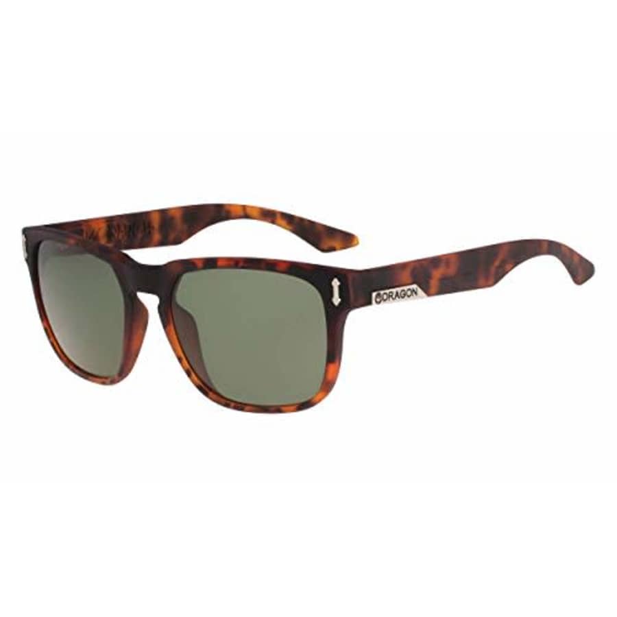 Dragon Men's Monarch Square Sunglasses, Matte Tortoise/Ll G15, 55 mm for $74