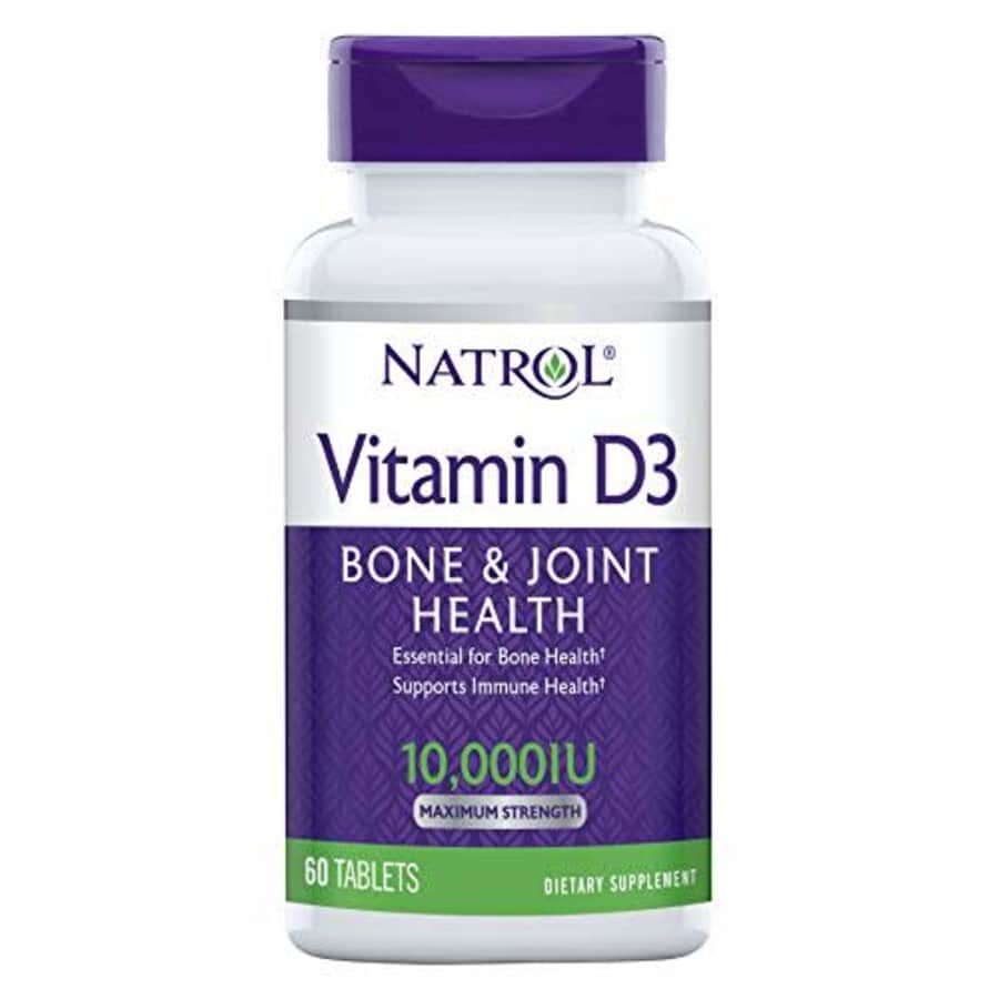 Natrol Vitamin D3 10,000 IU Tablets, 60 Count for $9 Natrol Vitamin D3 10,000 IU Tablets, 60 Count for $9