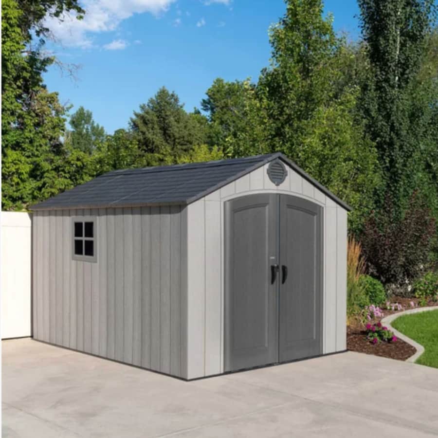 Lifetime 8x12.5-Foot Resin Outdoor Storage Shed: $1000 for members Lifetime 8x12.5-Foot Resin Outdoor Storage Shed: $1000 for members