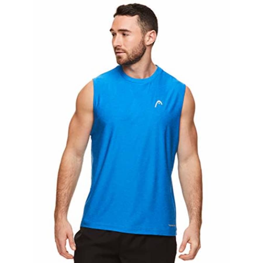 HEAD Men's Hypertek Gym Tennis & Workout Muscle Tank - Sleeveless Activewear Top - Score Snorkel for $17