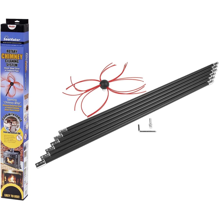 Gardus SootEater Rotary Chimney Cleaning System for $67 Gardus SootEater Rotary Chimney Cleaning System for $67