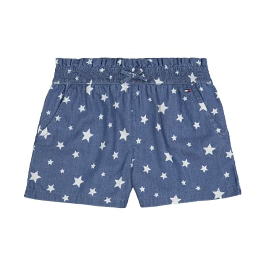 Tommy Hilfiger Girls' Pull On Short, Elastic Waist & Faux Drawstring, S21 Star Blue, 6X for $20 Tommy Hilfiger Girls' Pull On Short, Elastic Waist & Faux Drawstring, S21 Star Blue, 6X for $20